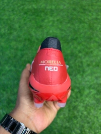 Morelia Neo 4 Red Colour Low-top FG With Lace - 7.5