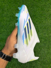 F50 Elite White Blue Colour FG Without Lace - 9.5