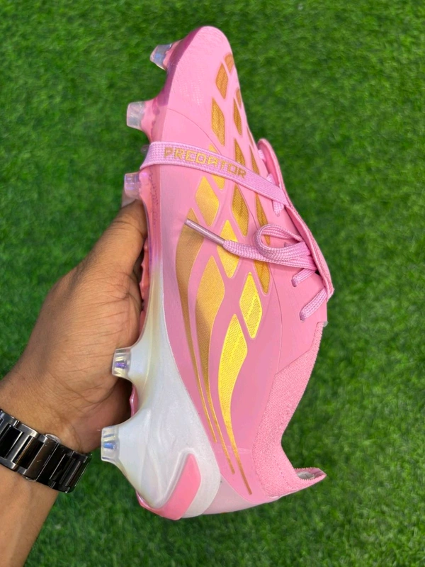 Predator Foldover Elite Next-gen Baby Pink Colour FG - 9