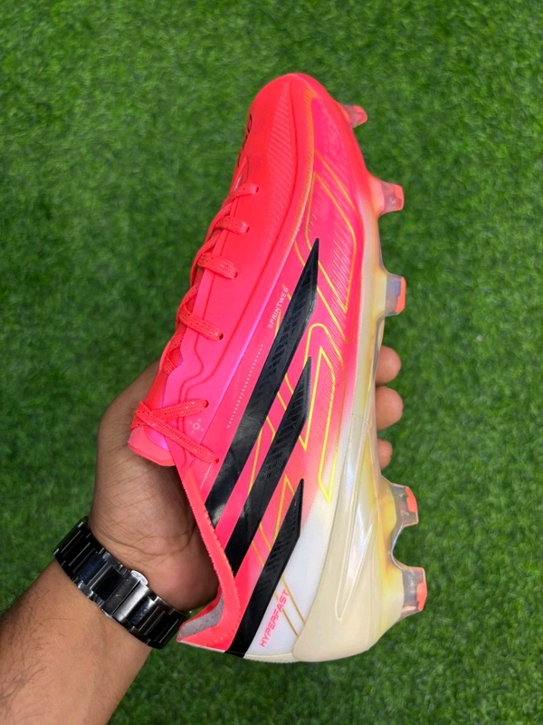 F50 Hyperfast Elite Red Colour Low-top FG With Lace - 9
