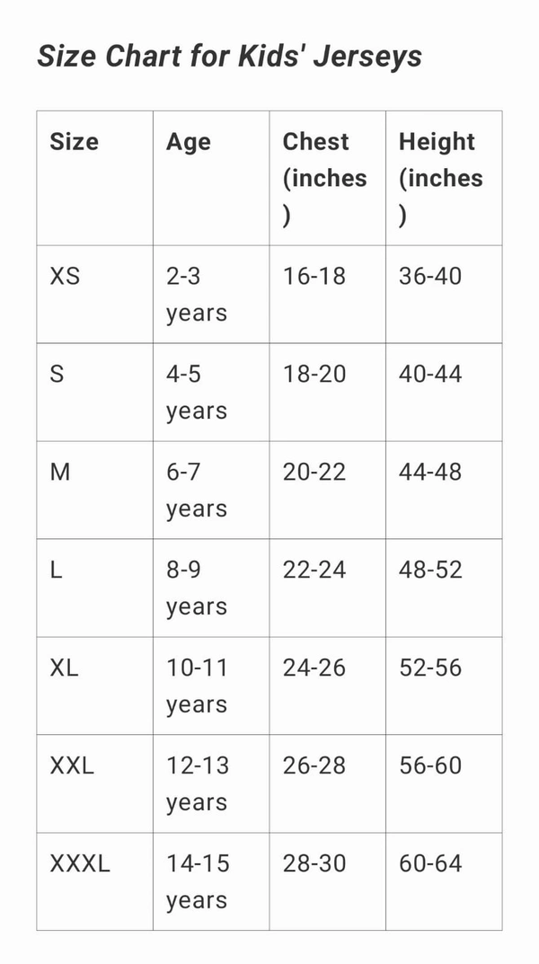 Kids Miami Away Black Colour Jersey Set - 24-26