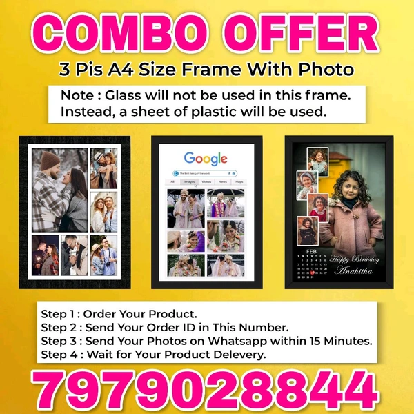 Combo Frame Offer - 8 X 12, Black