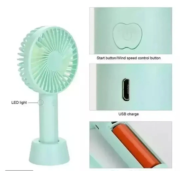 Handheld Mini Portable Fan USB Fan Cooler With 3 Wind Speed