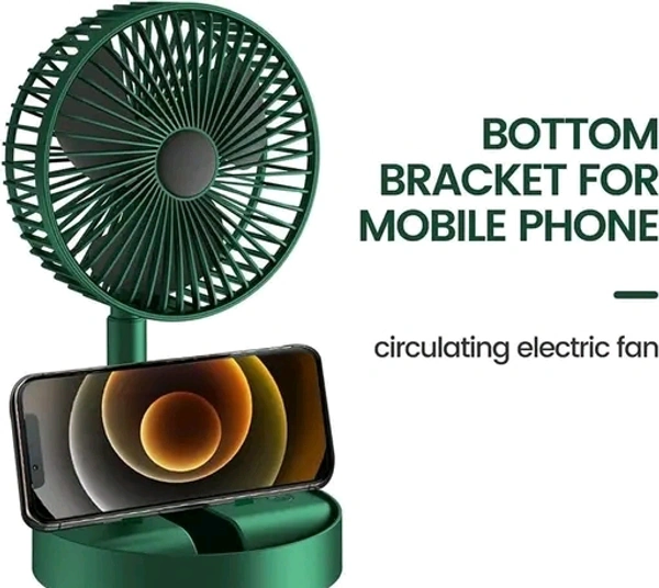 Powerful Rechargeable High Speed Table Desk Fan