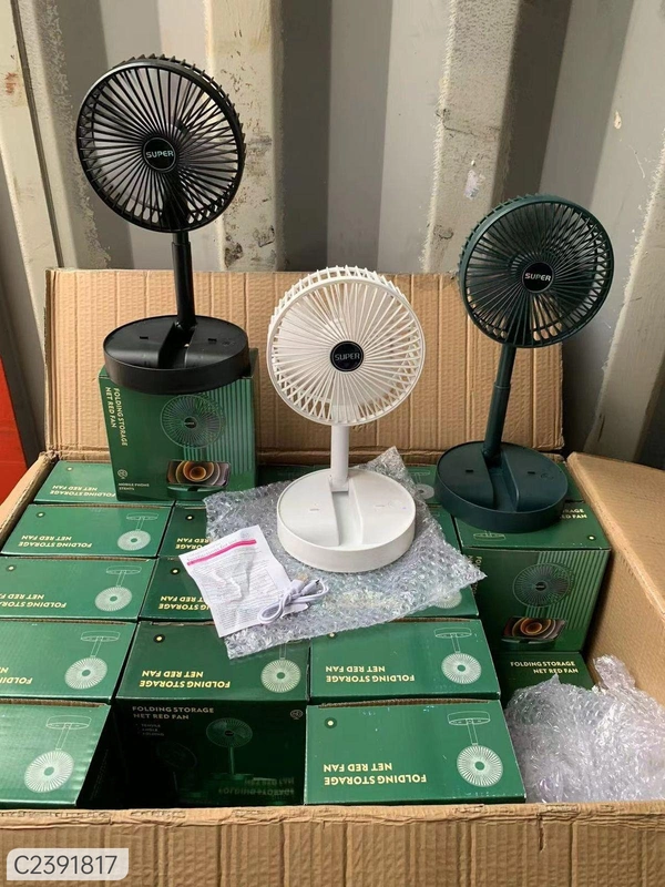 Powerful Rechargeable High Speed Table Desk Fan