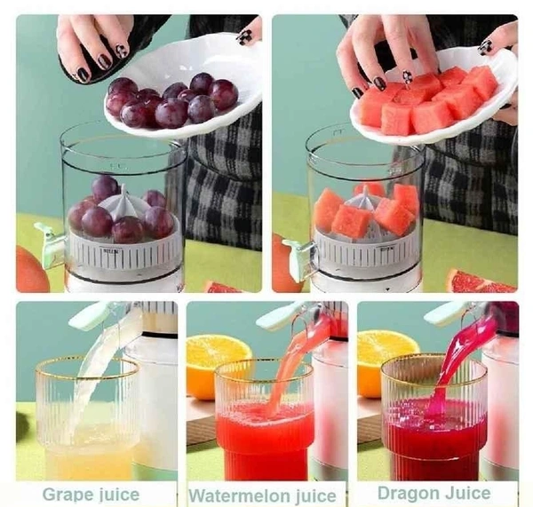 Portable USB Mini Electric Rechargeable Blender Fruit Fresh Juice Lemon Maker