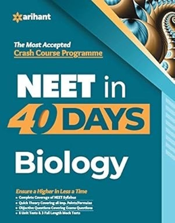 Arihant 40 Days Crash Course for NEET Biology (Old Edition) Arihant