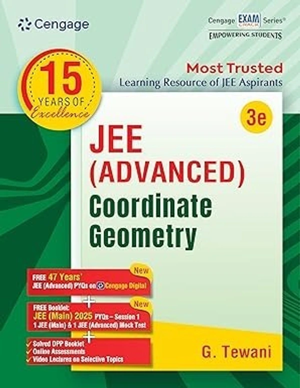 Cengage JEE Advanced Coordinate Geometry with Free Online Assessments & Digital Content 9789360535643