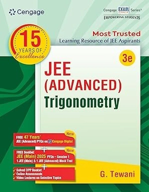 JEE Advanced Trigonometry with Free Online Assessments & Digital Content 9789360535346