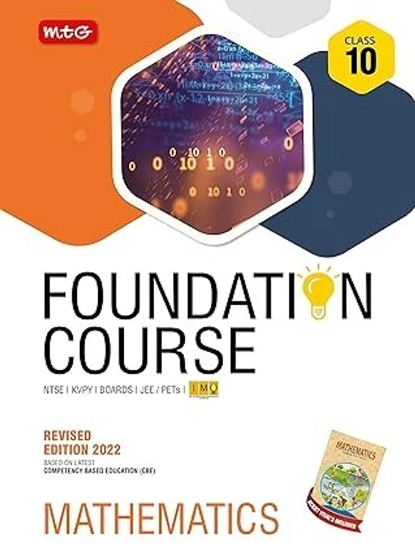MTg Foundation Course For NTSE-NVS-BOARDS-JEE-IMO Olympiad - Class 10 (Mathematics), Based on Latest Competency Based Education -2022 9789355551900