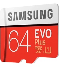 SAMSUNG EVO Plus 64 GB MicroSDXC Class 10 95 MB/s Memory Card (With Adapter)