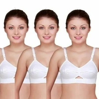 Groversons Paris Beauty Chanderkiran White Bra 100% Cotton - 100 B, White