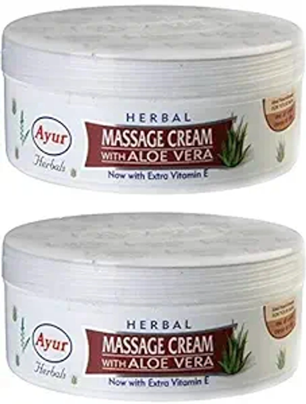 Ayur Massage Cream With Aloe Vera - 200 Ml