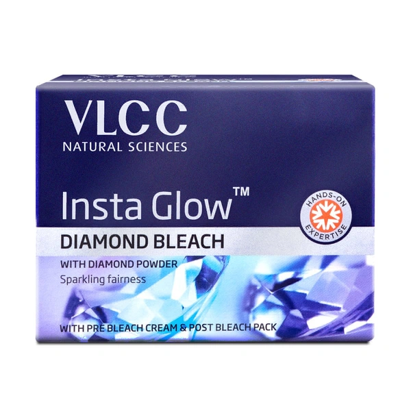 VLCC Insta Glow Diamond Bleach With Colloidal Diamond - 30 GM