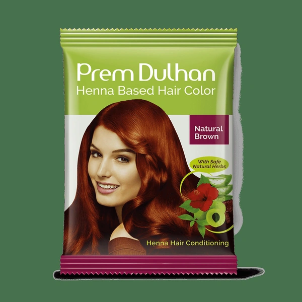 Prem Dulhan Natural Brown - 15 GM, Brown