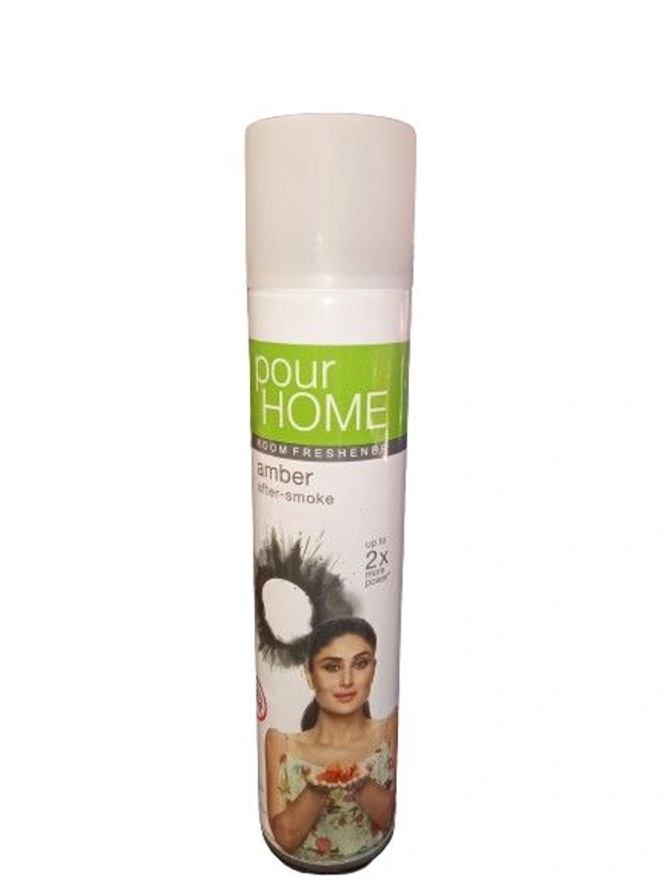 Pour Home Room Freshener Amber After-smoke Up To 2x More Power  - 220 Ml