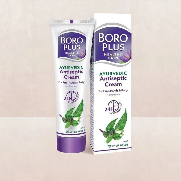 Boro Plus Healthy Skin Ayurvedic Antiseptic Cream For Face Hands & Body - 19 Ml