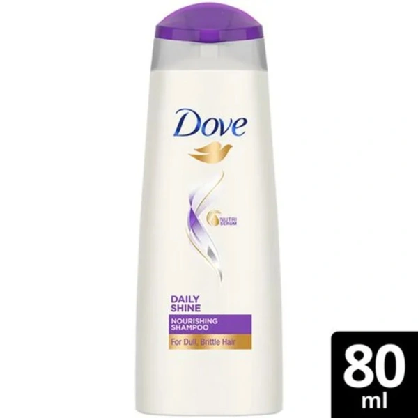 Dove 🕊️ Dove Daily Shine Nourishing Shampoo For Dull, Brittle Hair - 80 Ml