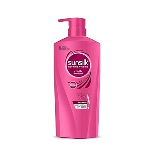 Sunsilk Thick & Long Pink Shampoo - 80 Ml