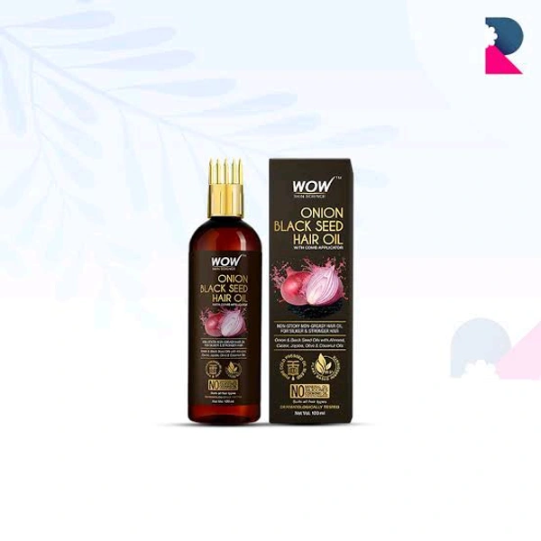 Wow Skin Science Onion Black Seed Hair Oil - 50 Ml