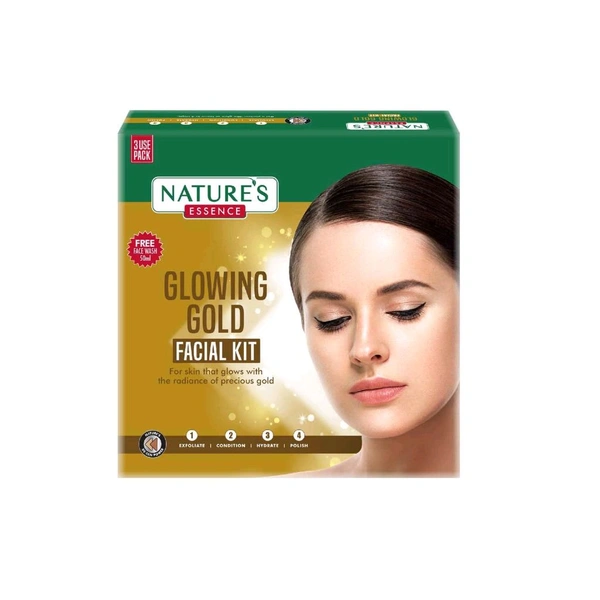 Natural Glowing Gold Facial Kit - 60 GM