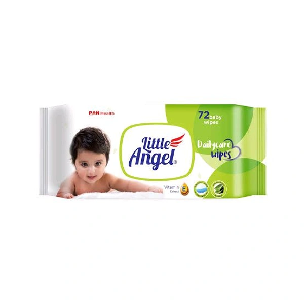 Little Angel Daily Care Baby Wipes - 72 Wipes