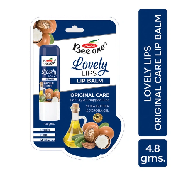 Bee One Lovely Lip Balm Original Care For Dry & Chapped Lips - 4.8 Gm