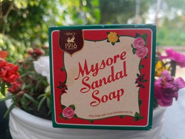 Mysore Sandal Soap Only Soap With Pure Sandal Wood Oil - 150 GM