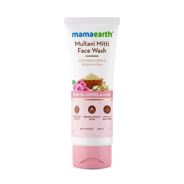 Mamaearth Multani Mitti Face Wash - 100 Ml