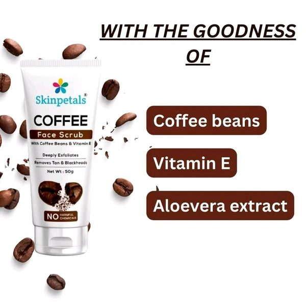 Skinpetals Coffee Face Scrub - 50 GM