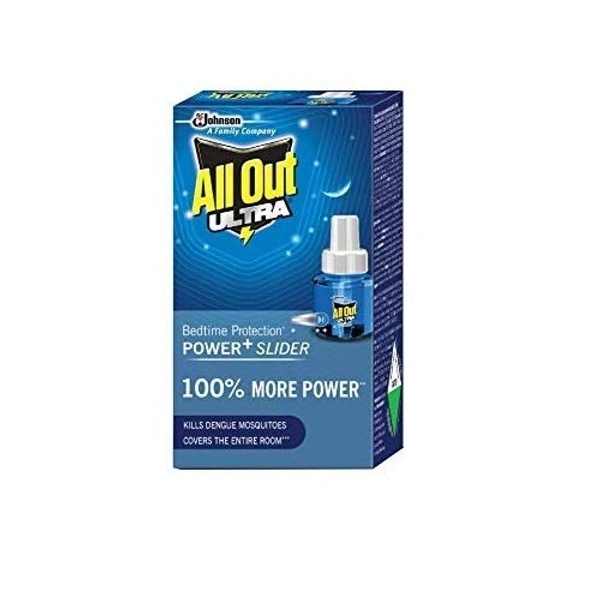All Out Ultra Bedtime Protection Power + Slider 100% More Power - 45 Ml