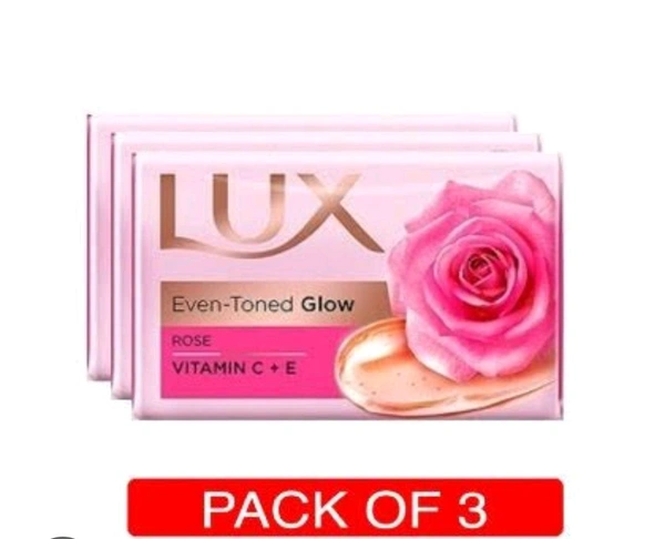 Lux Even-Toned Glow Rose Vitamin C+E - 3x150 GM