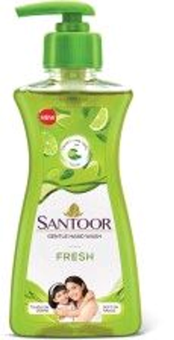 Santoor Gental Hand Wash Fresh - 200 Ml