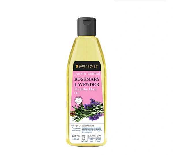 Rosemary Levender Healthy Hair Oil-for Hair Growth, Anti Hair Thinning, Cold Pressed - 120 Ml