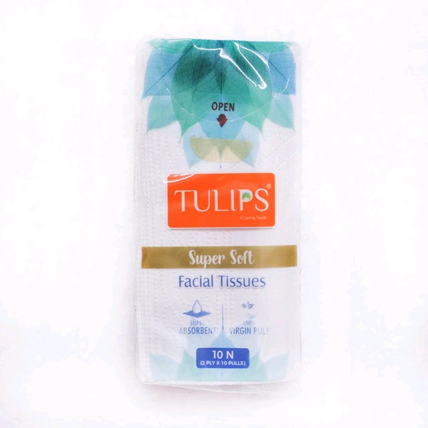Tulips Super Soft Facial Tissues - 10 N