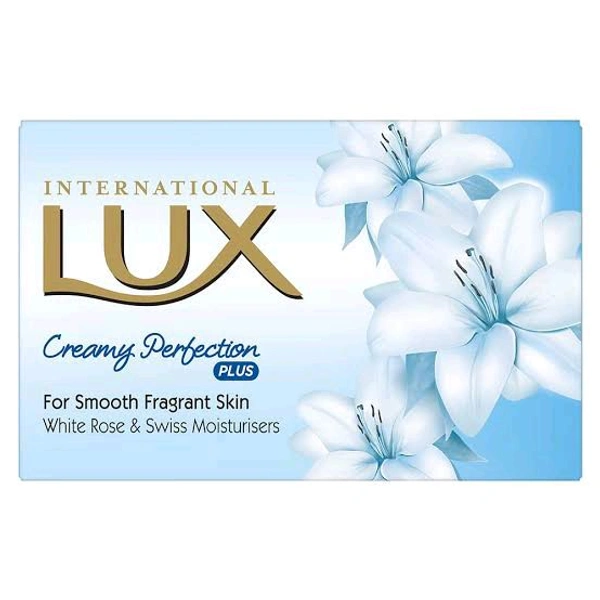Lux International Lux Creamy Perfection Plus For Shooth Fagrant Skin Whitening Rose & Swiss Moisturisers - 75 GM