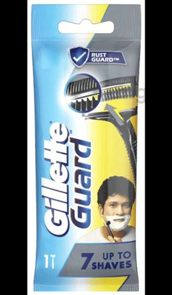 Gillette Guard With Platinum Coating 7 Up To Saves - 1 N