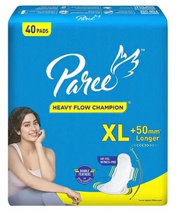 Paree Heavy Flow Champion Xl+50mm Longer 280mm - 40 Pad