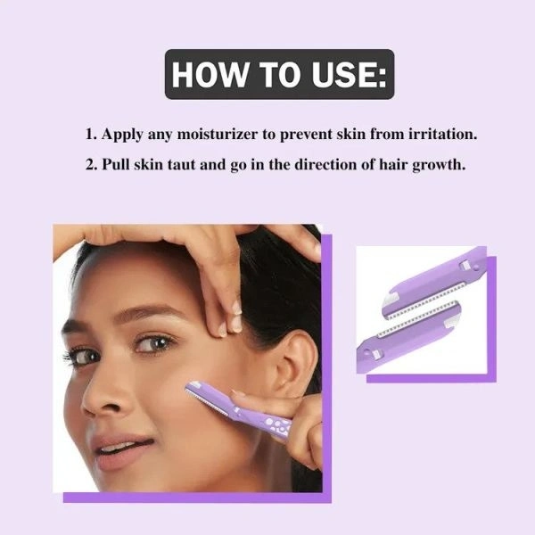 Kai Can For Women Face Razor - 1pack 3pes