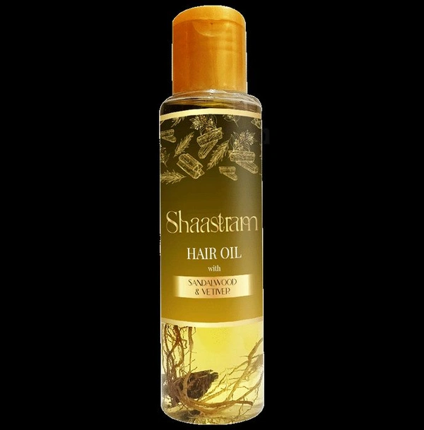 Shaastram Hair Oil With Sandalwood &Vetiver - 100 Ml