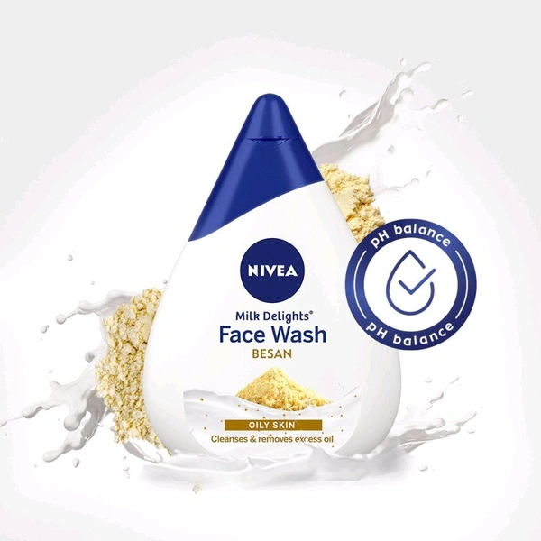Nivea Milk Delights Face Wash Besan - 100 Ml