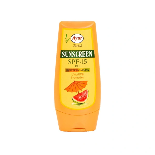 Ayur Herbals Sun Screen (Spf-15 Pa+Protection) - 100 Ml