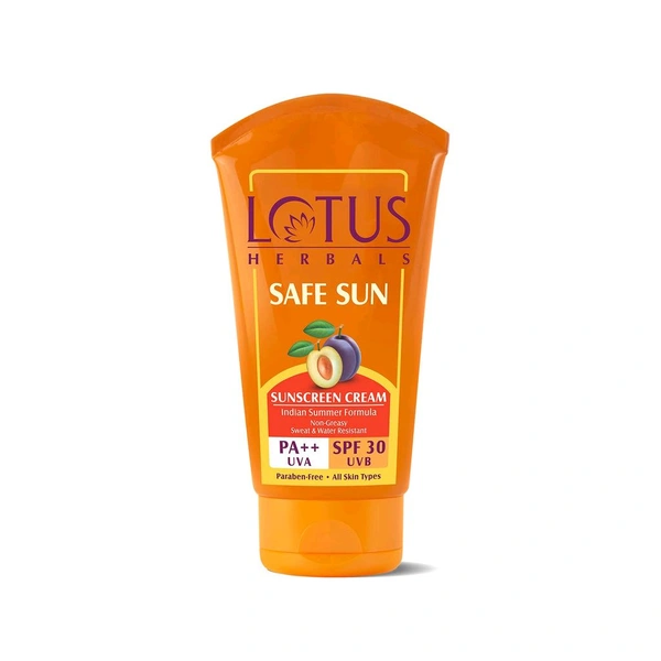 Lotus Safe Sunscreen Cream (Spf-30) - 50 GM