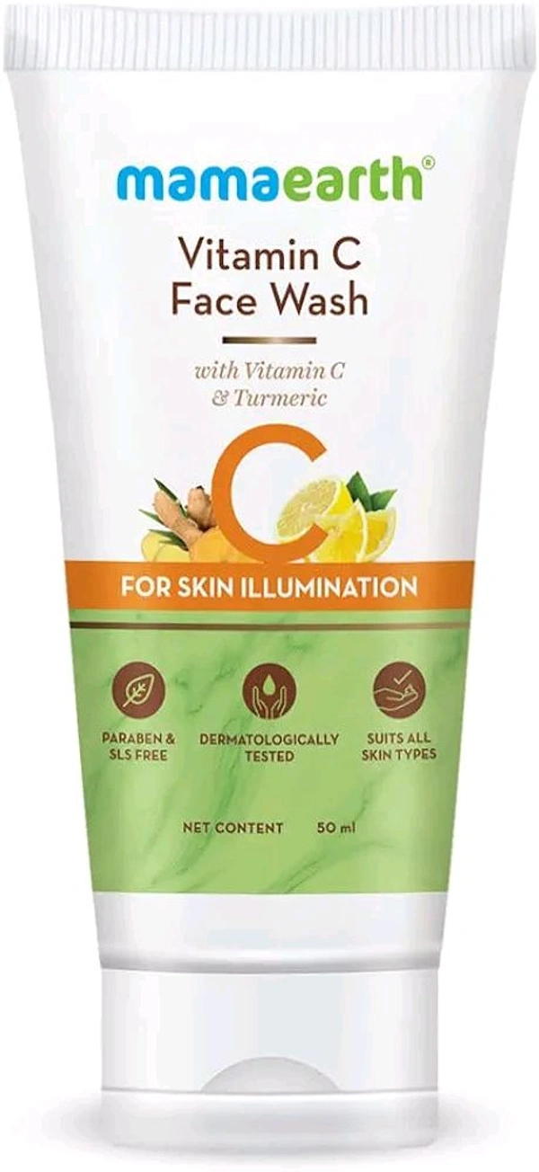 Mamaearth Vitaminc Face Wash - 50 Ml