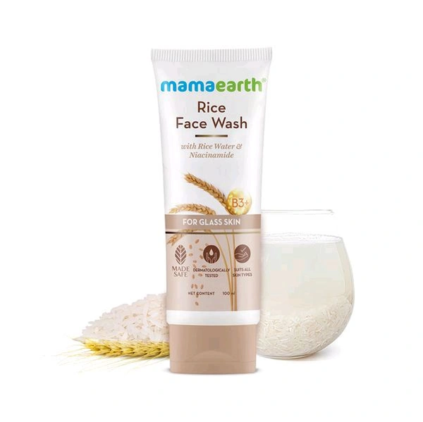 Mamaearth Rice Face Wash  - 100 Ml