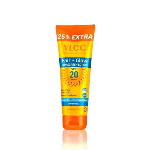 Vlcc Natural Sciences Fair+Glow Sunscreen Lotion  - 100 Ml