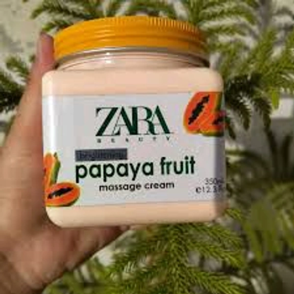 Zara Beauty Brightening Papaya Fruit Massage Cream - 350 Ml