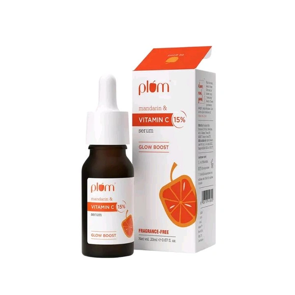 Plum 15% Vitamin C Face Serum with Mandarin  - 20 Ml