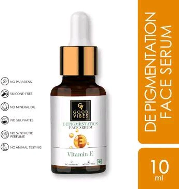 Good Vibes Depigmentation Face Serum Vitamin E  - 10 Ml