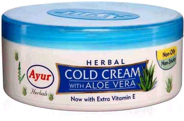 Ayur Herbals Cold Cream With Aloevera Vitamin E - 200 Ml